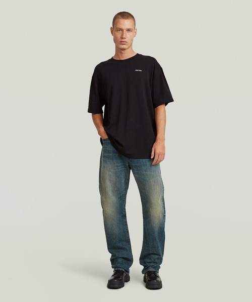 G-STAR(ジースター)の「Rib Insert Relaxed T-Shirt/バックリブデザインリラックスオーバーサイズTシャツ(Tシャツ/カットソー・メンズ・ホワイト系その他/ダークブラック/グレー系その他・X-LARGE/LARGE/MEDIUM/SMALL/X-SMALL)」の11枚目の写真