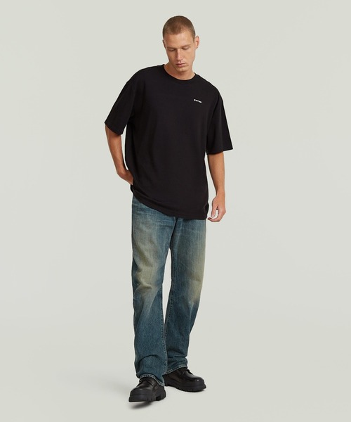 G-STAR(ジースター)の「Rib Insert Relaxed T-Shirt/バックリブデザインリラックスオーバーサイズTシャツ(Tシャツ/カットソー・メンズ・ホワイト系その他/ダークブラック/グレー系その他・X-LARGE/LARGE/MEDIUM/SMALL/X-SMALL)」の12枚目の写真