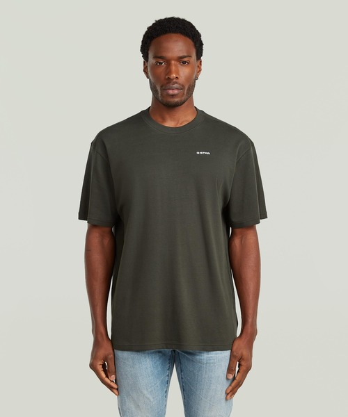 G-STAR(ジースター)の「Rib Insert Relaxed T-Shirt/バックリブデザインリラックスオーバーサイズTシャツ(Tシャツ/カットソー・メンズ・ホワイト系その他/ダークブラック/グレー系その他・X-LARGE/LARGE/MEDIUM/SMALL/X-SMALL)」の16枚目の写真