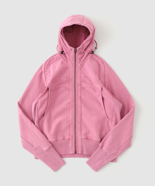 JIAN YE(ジェンイェ)の「JIAN YE / ジェンイェ 25 HOODIE(パーカー・メンズ・ピンク/ブラウン/チャコールグレー・MEDIUM)」の3枚目の写真