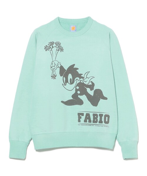 ●2026S●FAF（Fake As Flowers)●ミント スウェット FAF（Fake As Flowers）/ Fabio Crew 【公式通販】