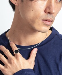 TOM WOOD | 【TOMWOOD(トムウッド)】Curb Chain Slim シルバーネックレス 17 inch ユニセックス(ネックレス)