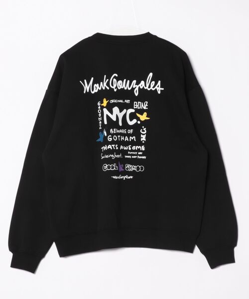 Port(ポート)の「【 Mark Gonzales / マークゴンザレス 】 NYC ゴンバト スウェット トレーナー(スウェット・メンズ・ブラック/杢グレー/ホワイト・M/L/XL)」の5枚目の写真