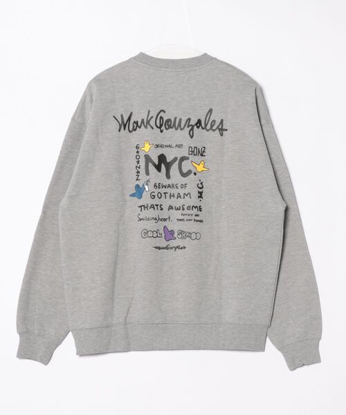 Port(ポート)の「【 Mark Gonzales / マークゴンザレス 】 NYC ゴンバト スウェット トレーナー(スウェット・メンズ・ブラック/杢グレー/ホワイト・M/L/XL)」の6枚目の写真