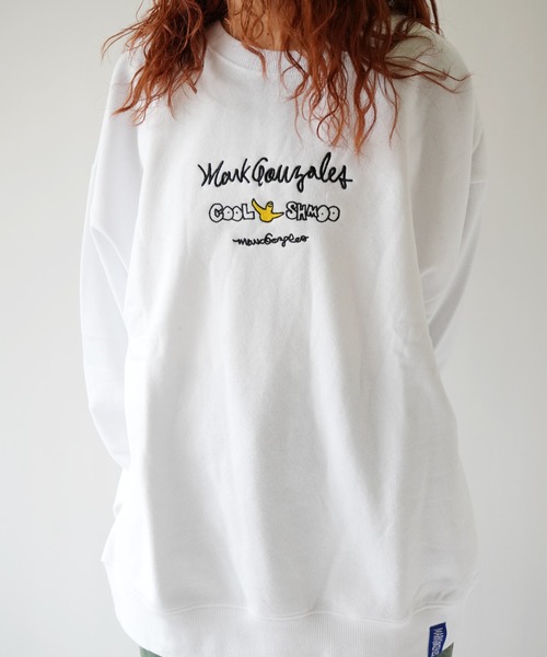 Port(ポート)の「【 Mark Gonzales / マークゴンザレス 】 NYC ゴンバト スウェット トレーナー(スウェット・メンズ・ブラック/杢グレー/ホワイト・M/L/XL)」の7枚目の写真