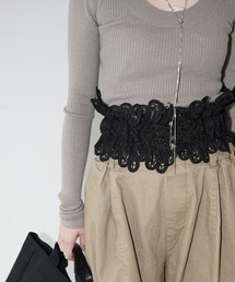 chuclla | レースワイドコルセットベルト cha26s010(ベルト)