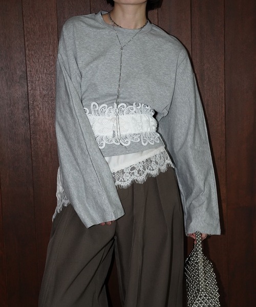 chuclla（チュクラ）の「レースワイドコルセットベルト cha26s010（ベルト・レディース・ホワイト/ブラック・FREE）」の17枚目の写真