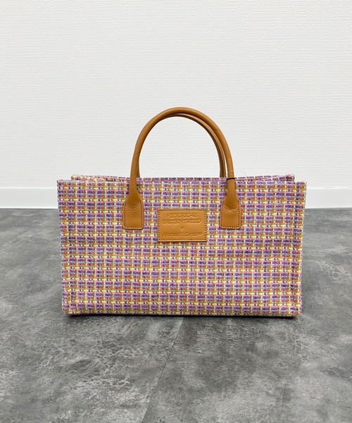 Nostalgic Garage ツイード　ハンドバッグ Nostalgic Garage:HARRIS TWEED TOTE ハリスツイード トートバックS