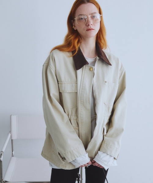 Auntie Rosa Holiday（アンティローザホリデー）の「ツイルワークジャケット（その他アウター・レディース・ベージュ・FREE）」の6枚目の写真