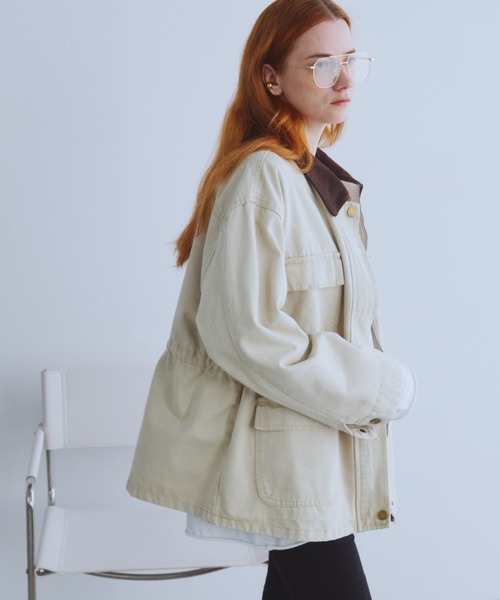 Auntie Rosa Holiday（アンティローザホリデー）の「ツイルワークジャケット（その他アウター・レディース・ベージュ・FREE）」の7枚目の写真