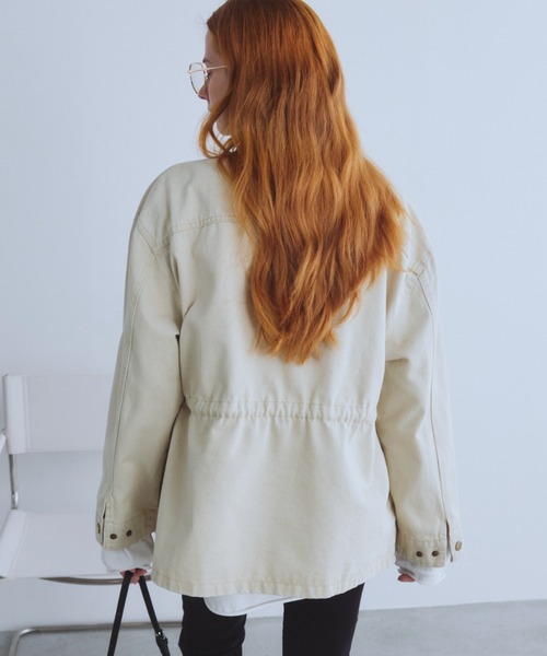 Auntie Rosa Holiday（アンティローザホリデー）の「ツイルワークジャケット（その他アウター・レディース・ベージュ・FREE）」の9枚目の写真