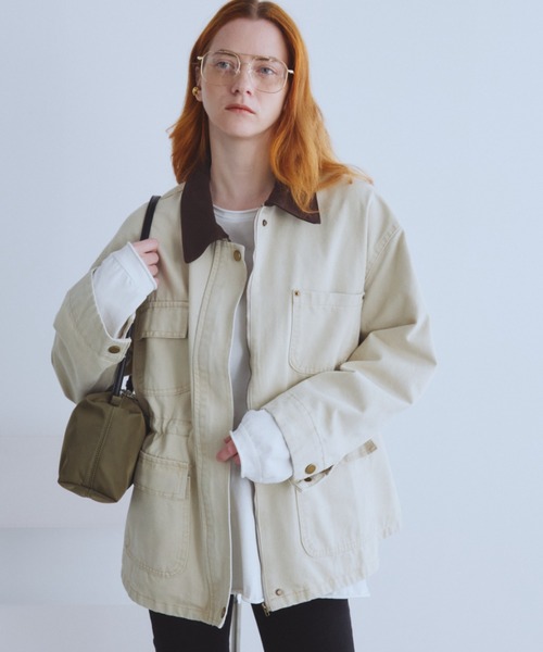 Auntie Rosa Holiday（アンティローザホリデー）の「ツイルワークジャケット（その他アウター・レディース・ベージュ・FREE）」の4枚目の写真