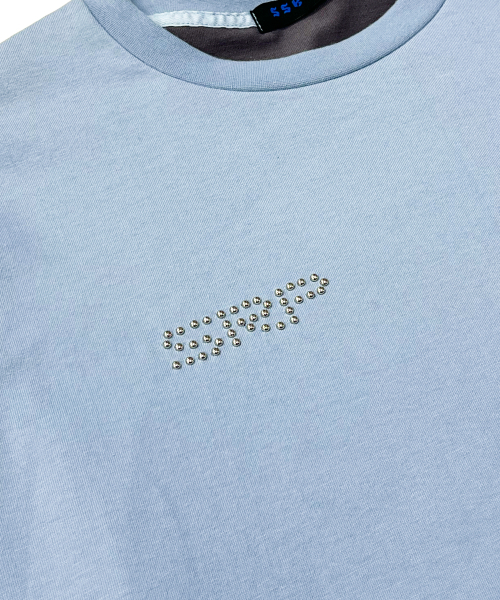 SSERPE(セルぺ)の「フレイムスター レイヤードロングスリーブTシャツ ライトブルー(Tシャツ/カットソー・レディース・その他・2/3)」の3枚目の写真