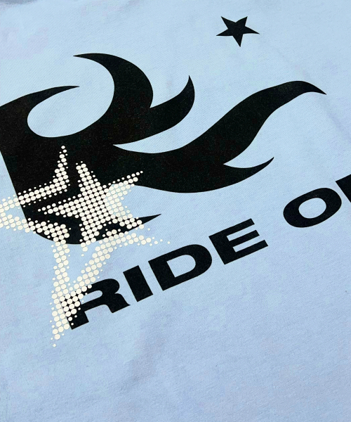 SSERPE(セルぺ)の「フレイムスター レイヤードロングスリーブTシャツ ライトブルー(Tシャツ/カットソー・レディース・その他・2/3)」の5枚目の写真