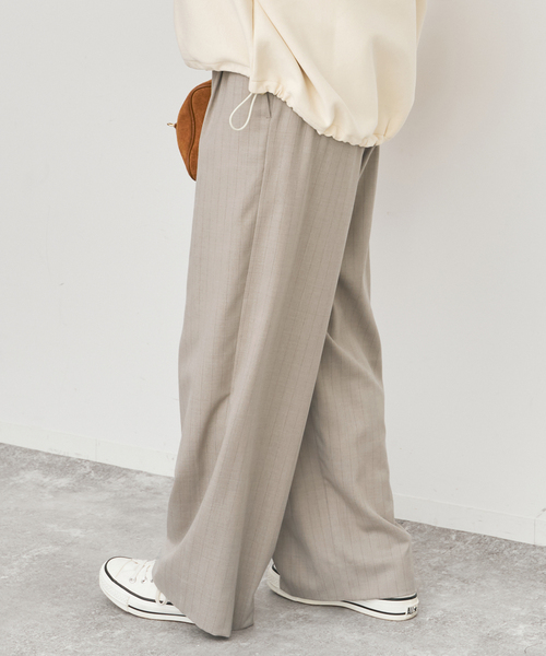 Spick & Span（スピックアンドスパン）の「ピンストライプイージーパンツ（スラックス・レディース・その他6/その他9・38/36）」の6枚目の写真