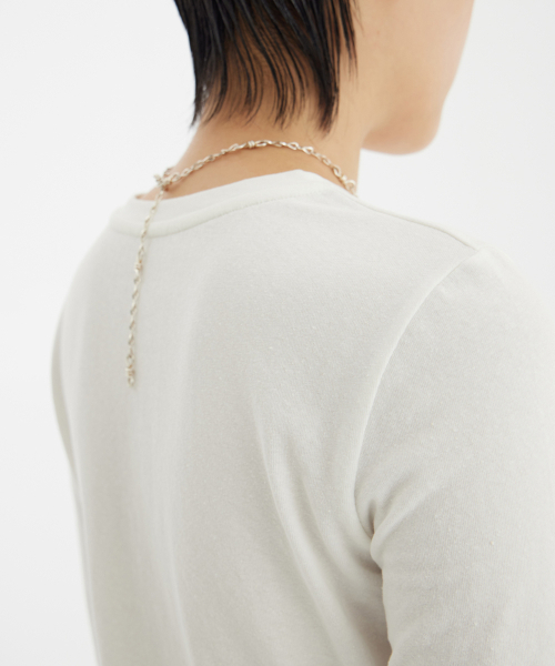 YOUTH(ユース)の「Shirring L/S T-Shirt - White(Tシャツ/カットソー・レディース・その他・S/M)」の10枚目の写真