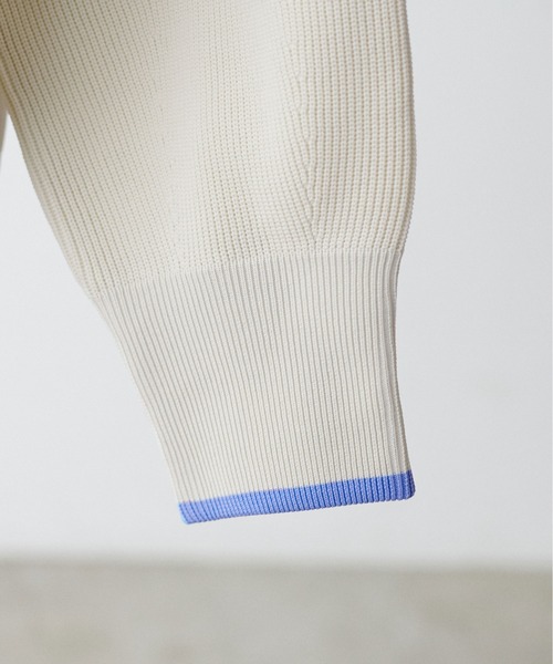 LARUTA（ラルータ）の「【LARUTA】配色ポリミドル金ボタンカーデ（カーディガン/ボレロ・レディース・ブラック/アイボリー/ピンク/ブラウン・FREE）」の10枚目の写真