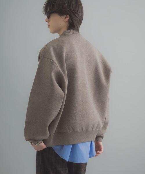 セール】『洗濯可』ダブルポケットニットブルゾン（ブルゾン）｜SENSE