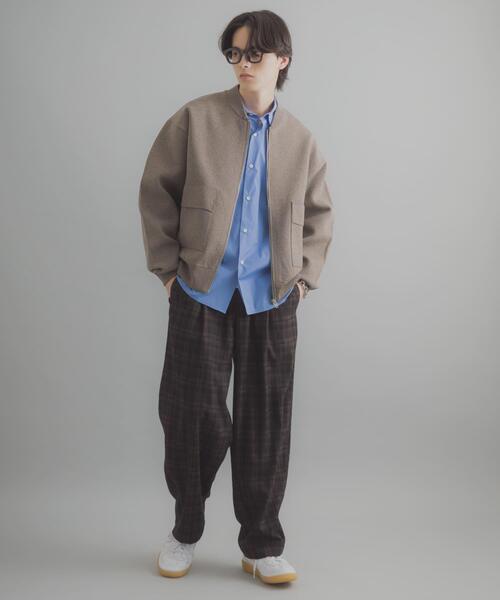 セール】『洗濯可』ダブルポケットニットブルゾン（ブルゾン）｜SENSE