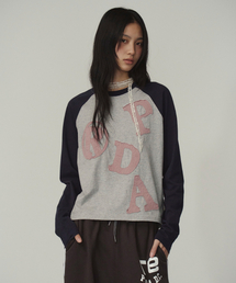 PRDA BIG PATCH RAGLAN LONG SLEEVE GRAY