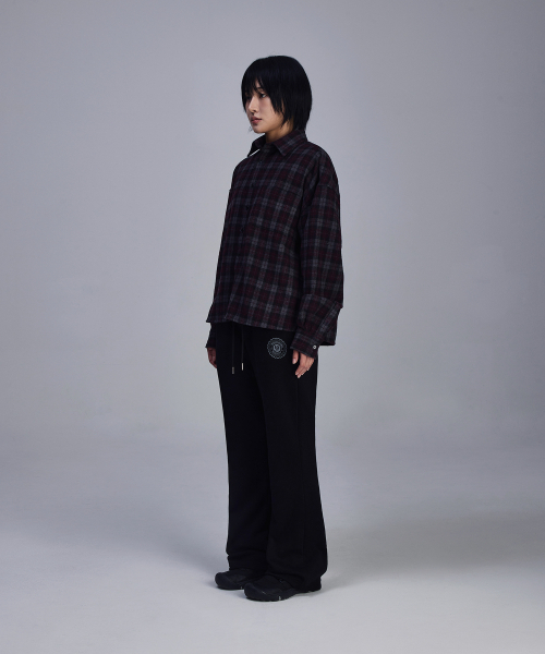 SCALLYWAG（スカリーワグ）の「フレアバギー裏起毛トレーニングパンツ[ブラック]（スウェットパンツ・レディース・その他・M/L）」の11枚目の写真