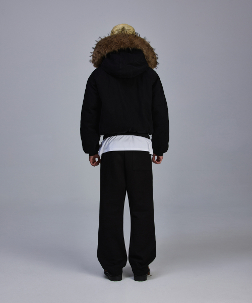 SCALLYWAG（スカリーワグ）の「フレアバギー裏起毛トレーニングパンツ[ブラック]（スウェットパンツ・レディース・その他・M/L）」の12枚目の写真
