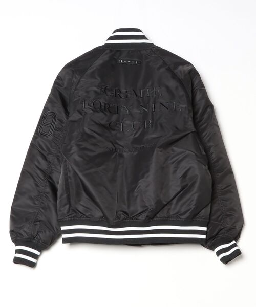 CRIMIE/クライミー/NYLON STADIUM BOMBER JACKET/スタジアム ナイロン
