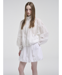 Volume Pocket Wind Jumper, White