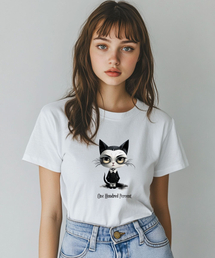 OHPxHARMONIA キャッツデイ レディース ベーシック 半袖Tシャツ