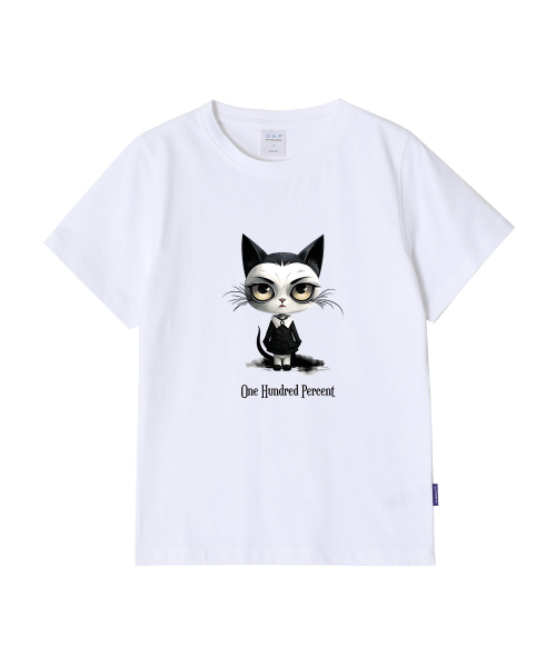 ONEHUNDREDPERCENT FOR WOMAN(ワンハンドレッドパーセントフォーウーマン)の「OHPxHARMONIA キャッツデイ レディース ベーシック 半袖Tシャツ(Tシャツ/カットソー・レディース・その他・S/M)」の7枚目の写真