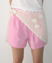 RONRON（ロンロン）の「MULTIWAY CROCHET TIE SCARF TOP（バンダナ/スカーフ）」