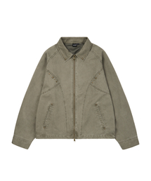 AAKAM（アーカム）の「Incision Studded Cotton Jacket (Khaki)（その他アウター）」
