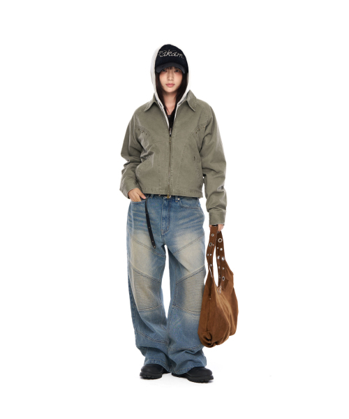 AAKAM（アーカム）の「Incision Studded Cotton Jacket (Khaki)（その他アウター・レディース・その他・1/2）」の16枚目の写真