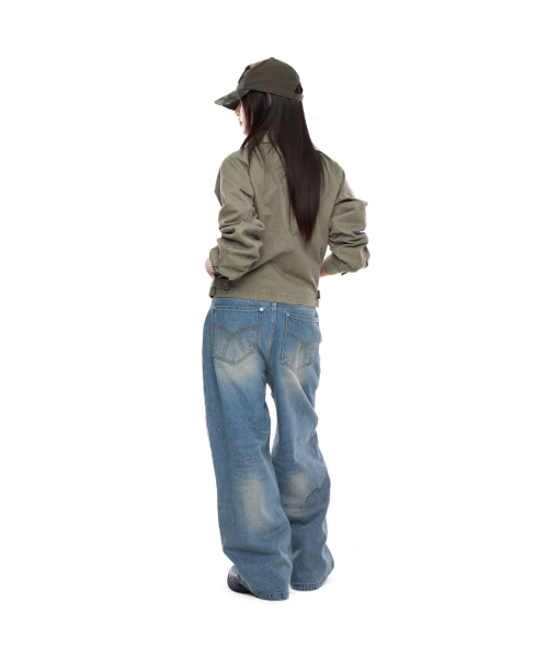 AAKAM（アーカム）の「Incision Studded Cotton Jacket (Khaki)（その他アウター・レディース・その他・1/2）」の9枚目の写真