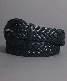 SOMETHING（サムシング）の「SOMETHING/サムシング 30mm 本革 くるみバックル メッシュレザーベルト（ベルト）」