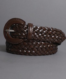 SOMETHING（サムシング）の「SOMETHING/サムシング 30mm 本革 くるみバックル メッシュレザーベルト（ベルト）」