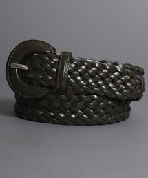 SOMETHING（サムシング）の「SOMETHING/サムシング 30mm 本革 くるみバックル メッシュレザーベルト（ベルト）」