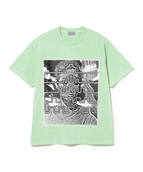 C.E(シーイー)の「C.E / OVERDYE PARADIGM T(Tシャツ/カットソー・メンズ・グリーン・M/XL/L)」の2枚目の写真