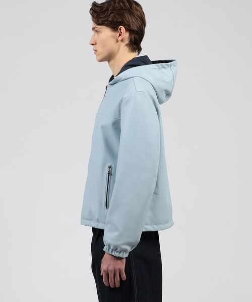 TOMORROWLAND （トゥモローランド）の「【別注】EMMETI LUCA ラムレザー リバーシブルフーデッドブルゾン（ブルゾン・メンズ・ブルー系その他/ブラウン系その他・M/S）」の5枚目の写真