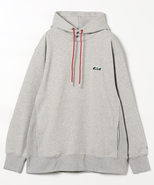 NANGA(ナンガ)の「NANGA/ナンガ ECO HYBRID MINI BOX LOGO EMBROIDERY SWEAT HOODIE(パーカー・メンズ・ブラック/グレー/ベージュ・X-LARGE/LARGE/MEDIUM)」の2枚目の写真