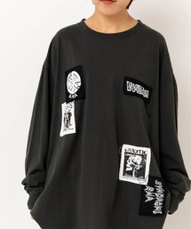 RNA（アールエヌエー）の「M2631 プリントパッチロンT（Tシャツ/カットソー）」