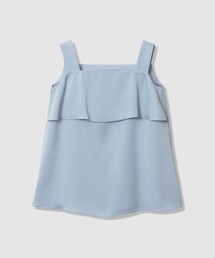【セットアップ対応商品】ストレッチダブルサテンキャミソール