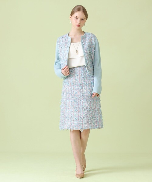 ANAYI（アナイ）の「【セットアップ対応商品】ストレッチダブルサテンキャミソール（シャツ/ブラウス・レディース・サックスブルー/ホワイト/ネイビー・38/36）」の7枚目の写真