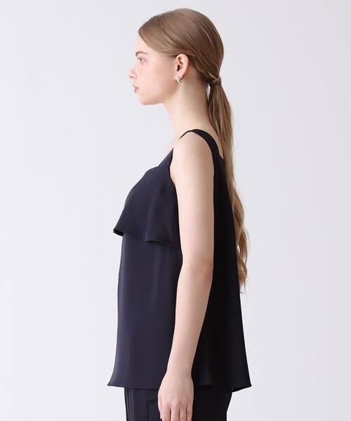 ANAYI（アナイ）の「【セットアップ対応商品】ストレッチダブルサテンキャミソール（シャツ/ブラウス・レディース・サックスブルー/ホワイト/ネイビー・38/36）」の12枚目の写真