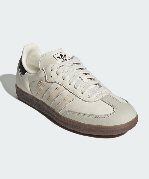 adidas（アディダス）の「【ZOZO限定】サンバ OG / Samba OG / アディダスオリジナルス adidas Originals スニーカー（スニーカー・レディース・ホワイト/ホワイト×ブルー・22.0cm/24.0cm/29.5cm/23.5cm/23.0cm/22.5cm/29.0cm/28.5cm/28.0cm/27.5cm/27.0cm/26.5cm/26.0cm/25.5cm/25.0cm/24.5cm）」の3枚目の写真