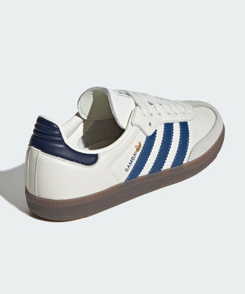 adidas（アディダス）の「【ZOZO限定】サンバ OG / Samba OG / アディダスオリジナルス adidas Originals スニーカー（スニーカー・レディース・ホワイト/ホワイト×ブルー・22.0cm/24.0cm/29.5cm/23.5cm/23.0cm/22.5cm/29.0cm/28.5cm/28.0cm/27.5cm/27.0cm/26.5cm/26.0cm/25.5cm/25.0cm/24.5cm）」の8枚目の写真