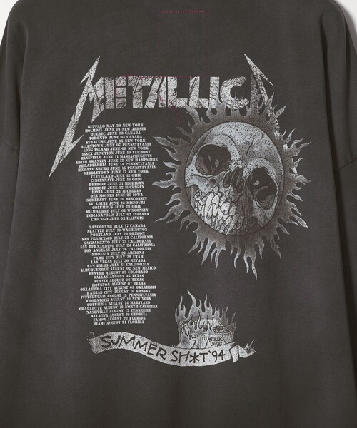 METALLICA（メタリカ）の「＜METALLICA × monkey time＞ プリント ロングスリーブ Tシャツ（Tシャツ/カットソー・メンズ・ブラック/コバルトブルー・S/L/M/XL）」の9枚目の写真