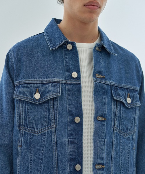 ESTNATION(エストネーション)の「ESTNATION / AUTHEN デニムジャケット(デニムジャケット・メンズ・ブルー・LARGE/MEDIUM)」の4枚目の写真