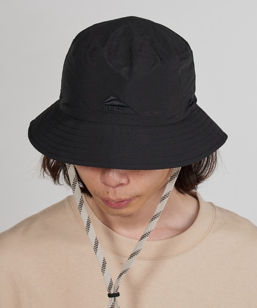 KELTY（ケルティ）の「KELTY/ケルティ ブランドロゴ ナイロンバケットハット（ハット・メンズ・ブラック/グレー/カーキ/ブルー・FREE）」の8枚目の写真