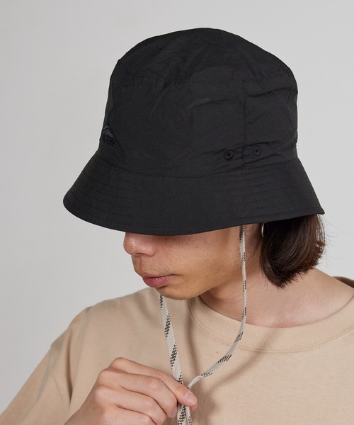 KELTY（ケルティ）の「KELTY/ケルティ ブランドロゴ ナイロンバケットハット（ハット・メンズ・ブラック/グレー/カーキ/ブルー・FREE）」の7枚目の写真